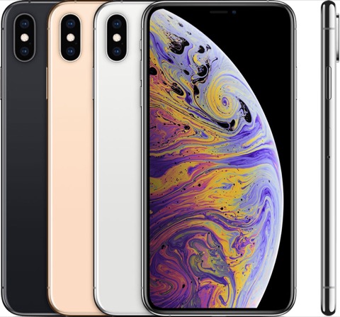 iPhone XS Max – Vorder- und Rückansicht