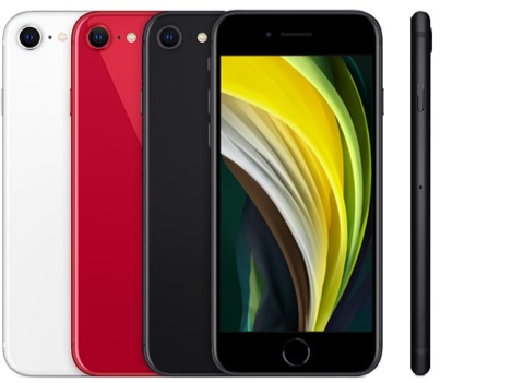 iPhone SE (2. Generation) – Vorder- und Rückansicht