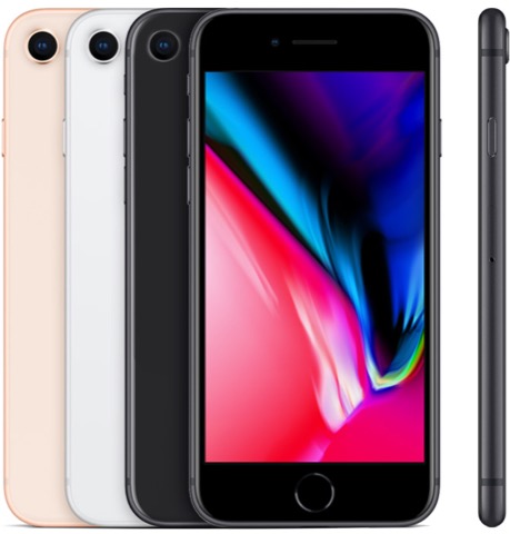 iPhone 8 – Vorder- und Rückansicht