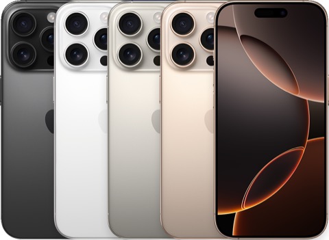 iPhone 16 Pro – Vorder- und Rückansicht