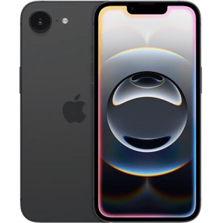 iPhone 16e – Vorder- und Rückansicht