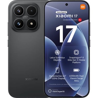 Xiaomi 17 – Vorder- und Rückansicht