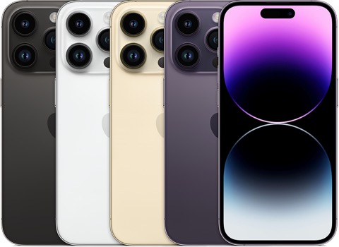 iPhone 14 Pro – Vorder- und Rückansicht