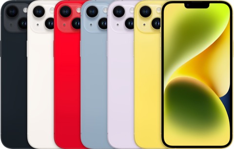 iPhone 14 Plus – Vorder- und Rückansicht